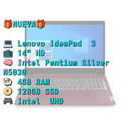 LAPTOP 🎁NUEVA🎁📦CAJA, Lenovo IdeaPad (81WQ00CKUS), 14" HD Antireflejo, Intel Pentium Silver N5030, 4GB RAM, 128GB SSD - Img 56715026