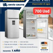 Refrigerador Eko 16 pies con dispensador de agua, Garantía de 1 año, Entrega gratis para toda La Habana - Img 56288455