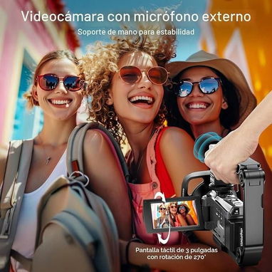Cámara de Video 8K UHD 88MP para Vlogging NUEVA EN CAJA - 4/9