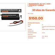 Conexión segura con el Inversor Q7 de 3000W y 12 libras hoy mismo pro VPT#-0150 - Img 55666073