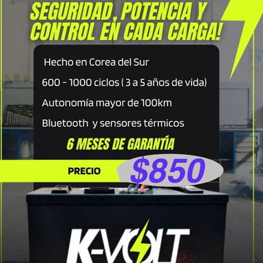 Baterías K-Volt 72V/35A - 3/5