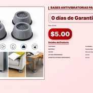 BASES ANTIVIBRATORIAS PARA LAVADORA . - Img 56997522
