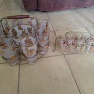 Juego de 8 vasos con su hielera y 8 tequileros - Img 57698581