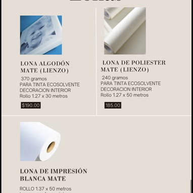 PVC, acrílicos, WPC, materiales rígidos y flexibles para impresión y montaje - 10/10