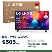 📺 Smart TV LG UHD AI de 55 pulgadas | Imagen 4K para tu hogar - Img 58280698