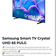 Samsung Smart TV Crystal UHD de 65 Pulgadas. 📺🚐 - Img 57610376