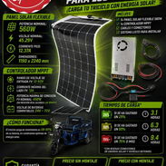 ☑️Kit completo de Panel Solar para los triciclos 💰580 sin montaje 💰660 con montaje - Img 55856038