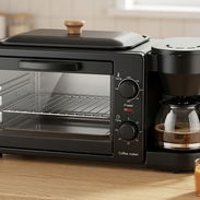 ‼️Multifuncional Mini horno 3 en 1 ☕🥖 - Img 55772629