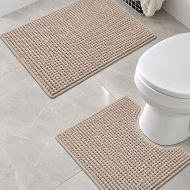Juego de Alfombras para Baño – 2 piezas  💰14 USD  Un set práctico para completar el baño - 5/9