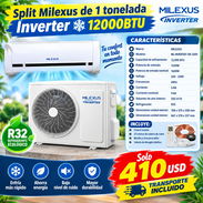 Split Milexus de 1 tonelada (12000 BTU) con inverter - Img 57362234
