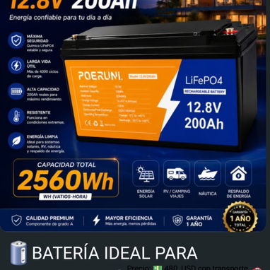 Baterías varios modelos para inversores,con transporte gratis según el lugar - 2/5