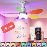 Ventiladores lámparas y con audios x Bluetooth. - Img 58071024
