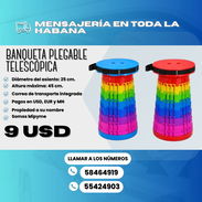 BANQUETA PLEGABLE TELESCÓPICA 💲 Precio: 9 USD - Img 55986710