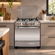Cocina de Gas con Horno Premier (6 Quemadores de Gas y un Horno de Gas) - Img 58454886