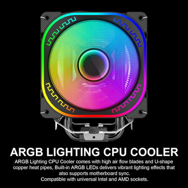 Fan y Disipador RGB Dual Fan DS 1800RPM PWM 120MM , Precio 45USD(Solo mensajeria Haban) - Img 126300299