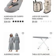 Almohada de cuerpo entero,  juego de guantes de horno,albornoz y tabla de planchar, voy pa ti ✅️ - Img 57160633