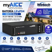 *Batería Inteligente Tecnología LiFePO4 *de 5.12 Kwh*,51,2 V 100 Ah* 4 BMS Integrado, Electroshop 💯 - Img 57551790