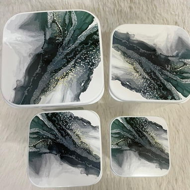 Envases organizadores set de 4 DISPONIBLES EN MI CASA LINDA Y BONITA - Img 121298487
