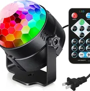 📲📲📲 20usd Luditek Luces de fiesta activadas por sonido con control remoto, iluminación de DJ, lámpara estroboscópica - Img 49013367