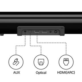 ✨️✨️ Pheanoo Barra de sonido TV 200W  Subwoofer calidad de sonido Extrema HD 3D Surround/Bluetooth/Salida Óptica. Okm - Img 65804219