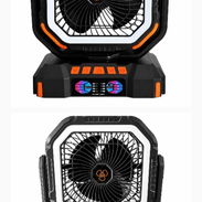 Ventilador recargable F22 con luz led batería 40000 mAH - Img 57354643