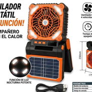 Ventilador recargable con panel de - Img 54807732