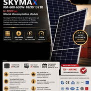 PANELES SOLARES SKYMAX N-TOPCon BIFACIALES 600W–630W - Img 56199674