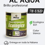 PINTURA ESMALTE AL AGUA ECOLÓGICO E01 COLOR BLANCO - Img 56009101