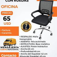 SILLA DE OFICINA CON RUEDAS - Img 56258523