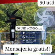 Venta de Ventiladores Recargables  en la habana - Img 55731105