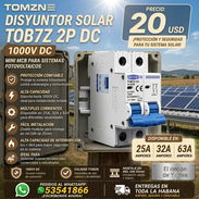 DISYUNTOR SOLAR TOB7Z 2P DC - Img 57763391