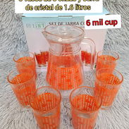 Set de 6 vasos de 8 onzas y Jarra de 1.6 litros - Img 55487461