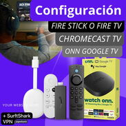 Configuración Chromecast.Configuración Fire TV.Configuracion Onn Google. - Img 45903048