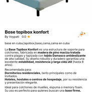 COLCHÓN CAMERO/ COLCHÓN PERSONAL/BASE PARA CAMA - Img 55796983