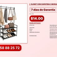 CLOSET CON ZAPATERA 3 NIVELES VPT#-0141 - Img 56828605