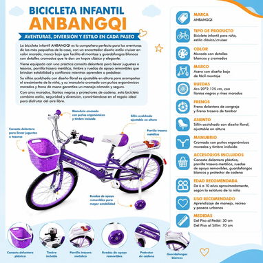 [100] Bicicletas para niños & niñas (incluyen rueditas estabilizadoras & cesta) - 2/10