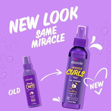 Definidor de Rizos - Aussie Miracle Curls – Spray Refrescante y Definidor de Rizos con Aceite de Coco - 2/5