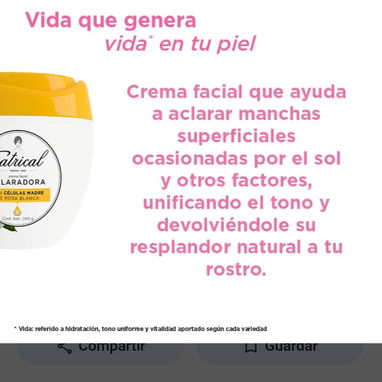 Crema Facial Teatrical Antimanchas Excelente Resultado 🩵❤️ - 4/5