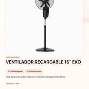 Ventilador recargable de mesa - Img 57828361