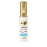 OGX Smooth Emulsion + Argan Oil Tratamiento protección térmica, nutrición, reparación, suavidad y control de frizz - Img 57975850
