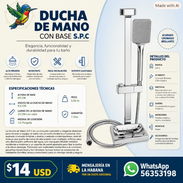 DUCHA DE MANO CON BASE MARCA SPC - Img 56669369