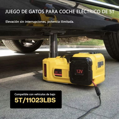 Gato hidraulico 3en1 Gato hidraulico  Comoresor de aire  Atornilladora - 2/9