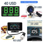 Reloj de temperatura, voltaje y presión de aceite digital LCD NUEVOS!!!!! - Img 48158464