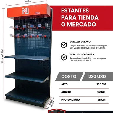 Estantes, Estanterías, Góndolas, Cestas de Mercado para su negocio - Img 117972175