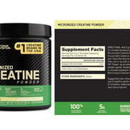Creatina monohidratada optimun nutrition 60 servicios - Img 55915745