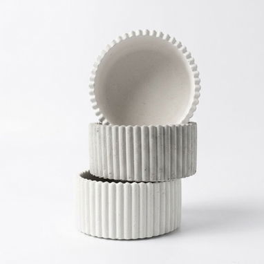 Piezas decorativas cemento / Velas de cera - 6/6