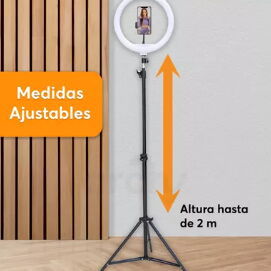 Tripode de 2 metros con lampara RGB - Img 120848150