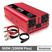 Inversor de Corriente 500W (Pico 2000W)*  🛡️Garantía 1 mes - Img 57245348