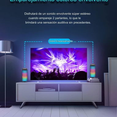 Bocina Altavoz Bluetooth Portátil LED 🌐 - Img 127565146