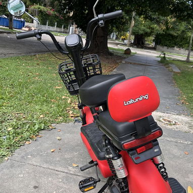 🛵 BICIMOTO ELÉCTRICA LAITUNING ROJA 48V – MEJORADA – 500 USD - 3/4